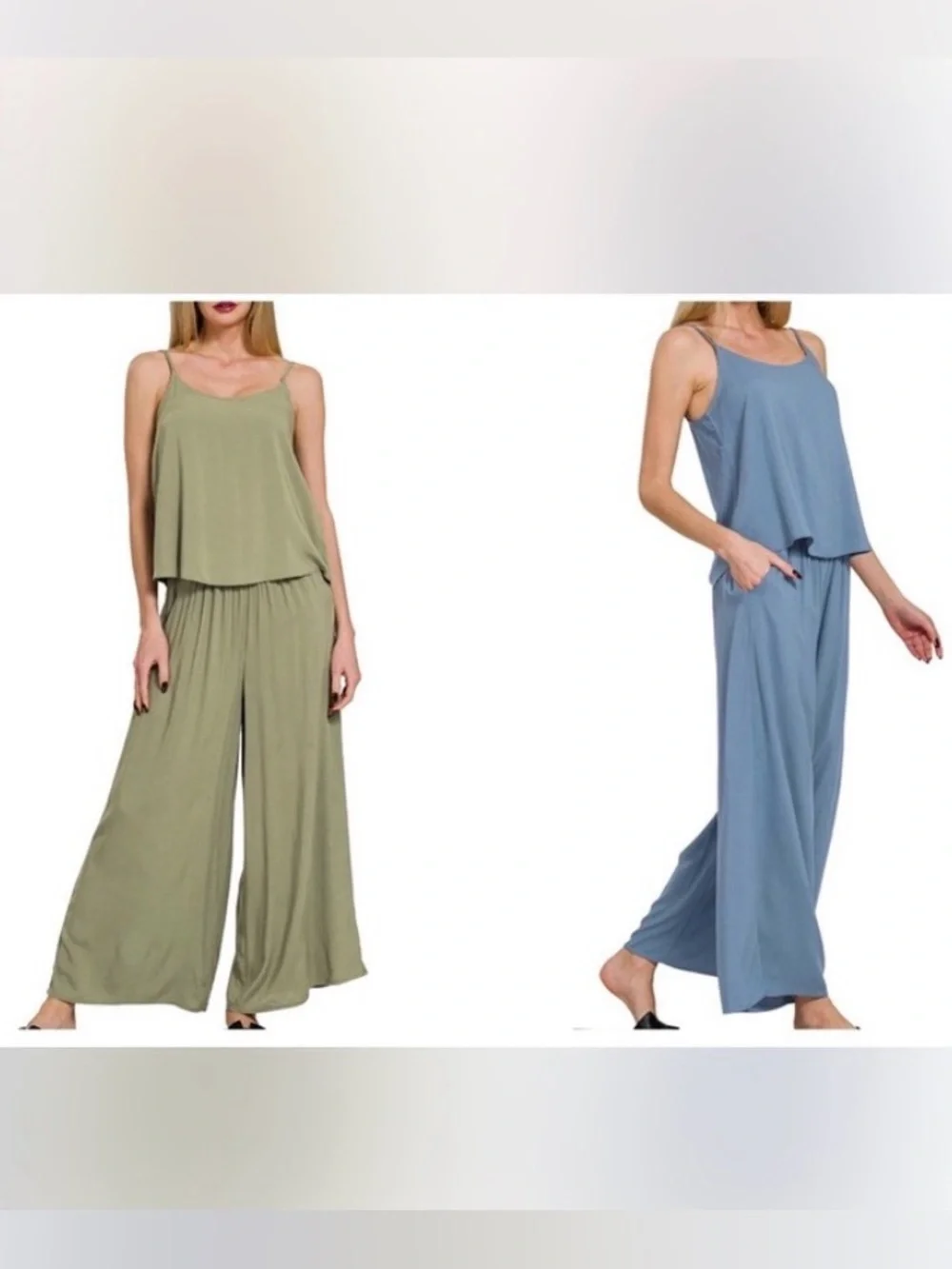 #1370 Easel 2 Piece Tank & Pant Set
